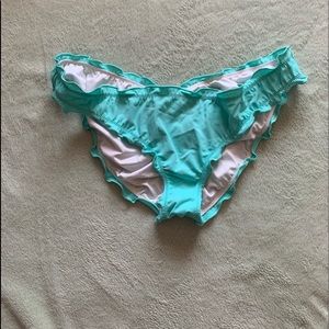 Teal Victoria secret bathing suit bottoms